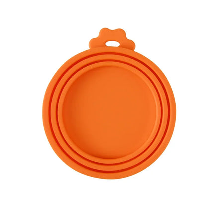 Silicone Pet Food Can Lid – Reusable Sealed Cover for Dog and Cat Food Storage