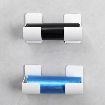2/4PCS Wall Mounted Trash Bag Holder – Garbage Bag Storage Box & Plastic Film Dispenser for Kitchen