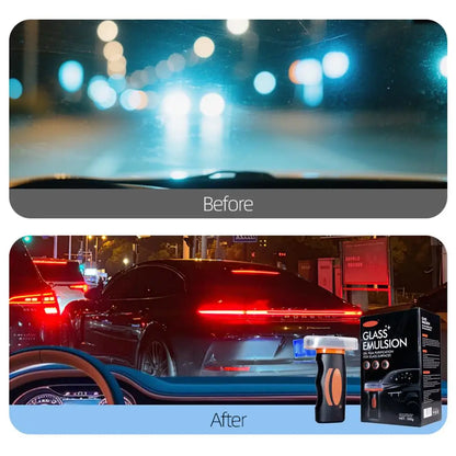 Handheld Glass Emulsion Oil Film Remover – Car Windshield Cleaner for Front, Side, and Rear Auto Glass