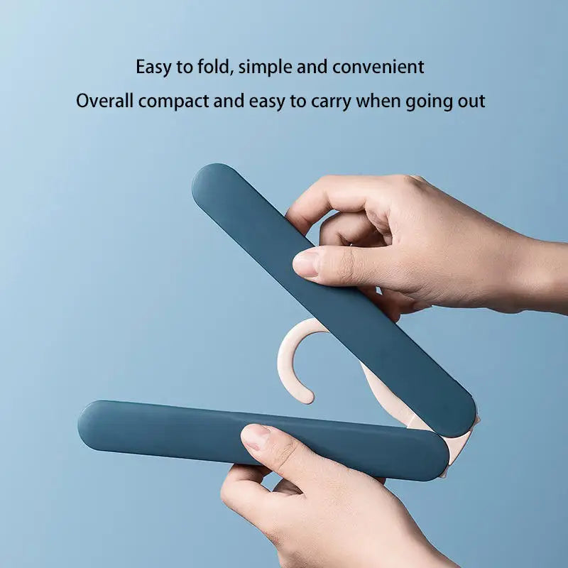 Travel Foldable Clothes Hanger – Portable Wardrobe Drying Rack for Outdoor Travel & Home Use