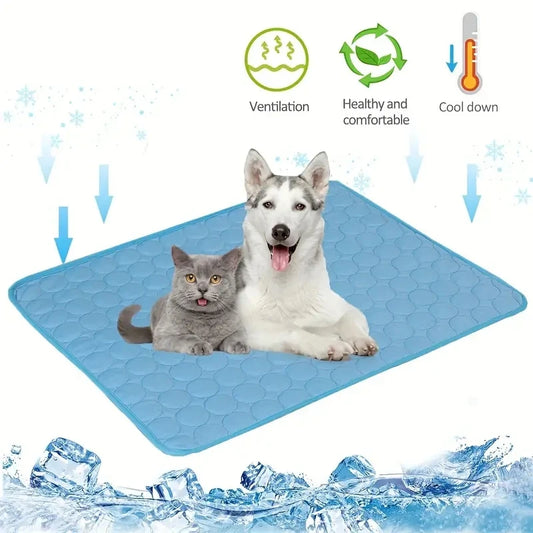 Dog Cooling Mat Summer Pet Cold Bed for Small and Large Dogs, Reusable Cooling Pad Blanket for Cats, Sofa, Floor, and Crate Use