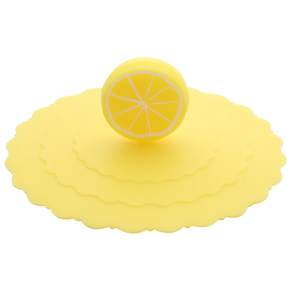 Cartoon Silicone Cup Cover 10cm – Cute Heat-Resistant Leak-Proof Sealed Lid Dustproof Suction Cup Tea Cover