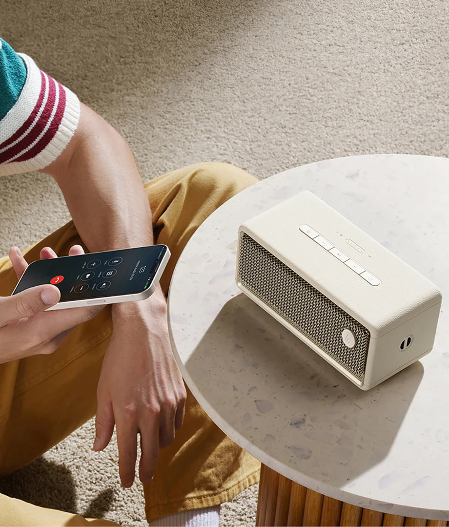 Edifier ES60 Portable Bluetooth Speaker, 36W RMS Wireless Sound Box with 3D Surround Sound, IP66 Waterproof, Extra Bass, Built-in Mic, Outdoor Speaker for Camping and Travel