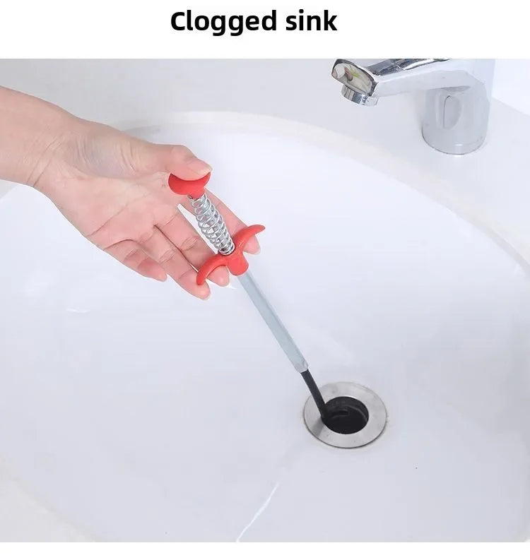 Sewage Pipe Cleaning Tool Drain Unclogger – Professional Pipe Plunger Drain Clog Remover for Clogged Toilets