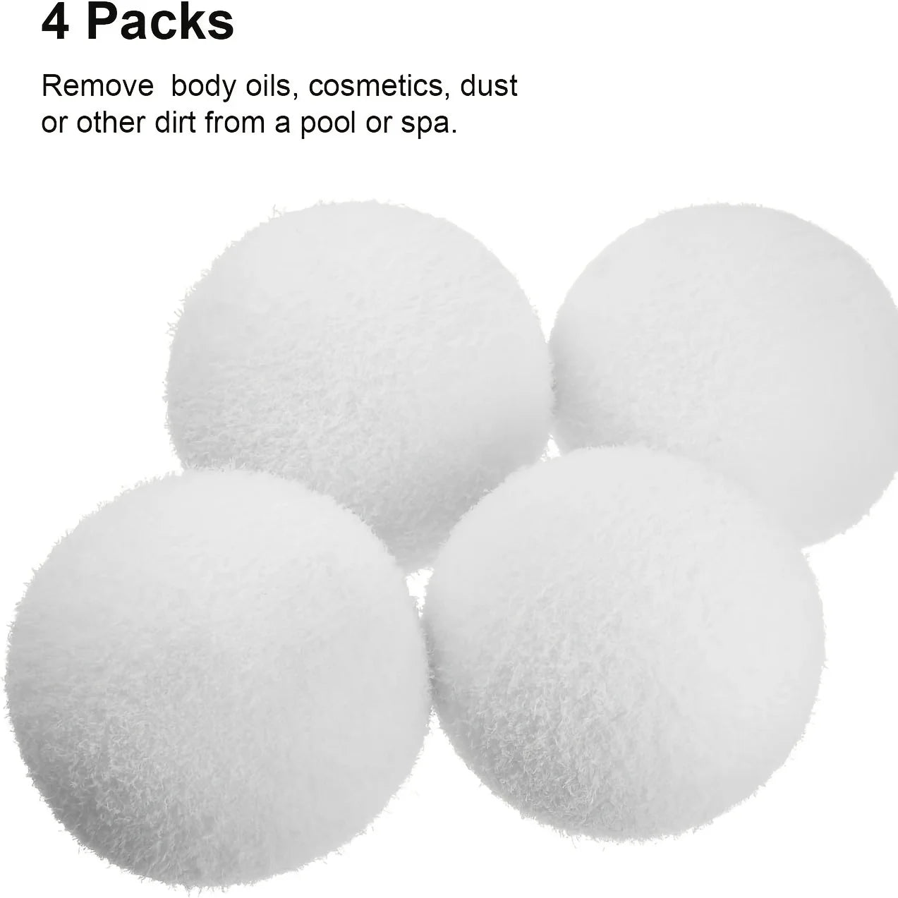 Reusable 3-Inch Oil Absorbing Sponge Cleaning Balls – Floating Pool Filters for Pools, Hot Tubs, and Spas
