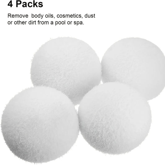 Reusable 3-Inch Oil Absorbing Sponge Cleaning Balls – Floating Pool Filters for Pools, Hot Tubs, and Spas