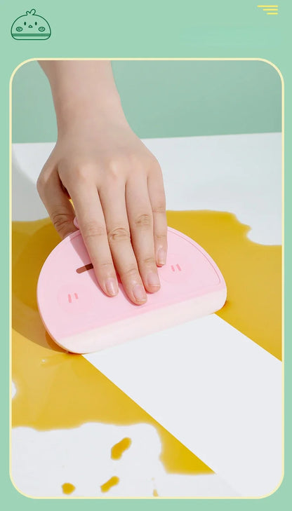 Soft Silicone Glass Wiper Scraper – Window & Mirror Cleaning Squeegee for Kitchen, Bathroom & Car