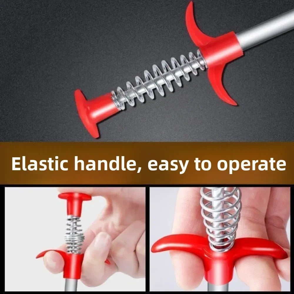 Sewage Pipe Cleaning Tool Drain Unclogger – Professional Pipe Plunger Drain Clog Remover for Clogged Toilets