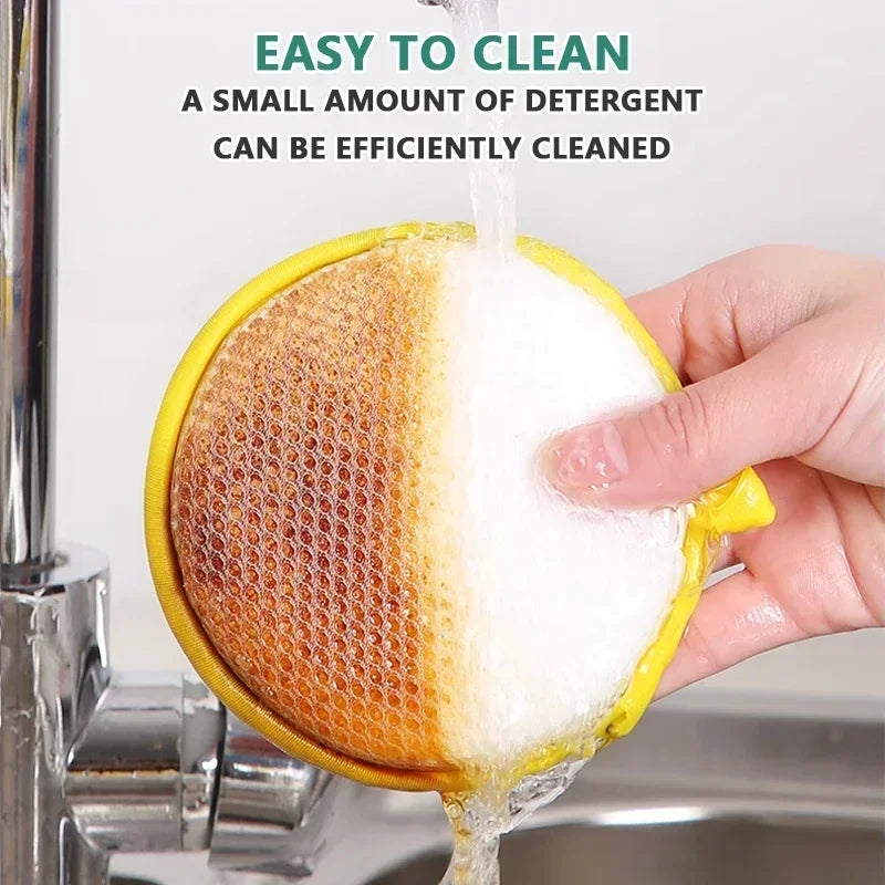 Dishwashing Sponge Reusable Washable – Double-Sided Magic Sponge for Kitchen Cleaning