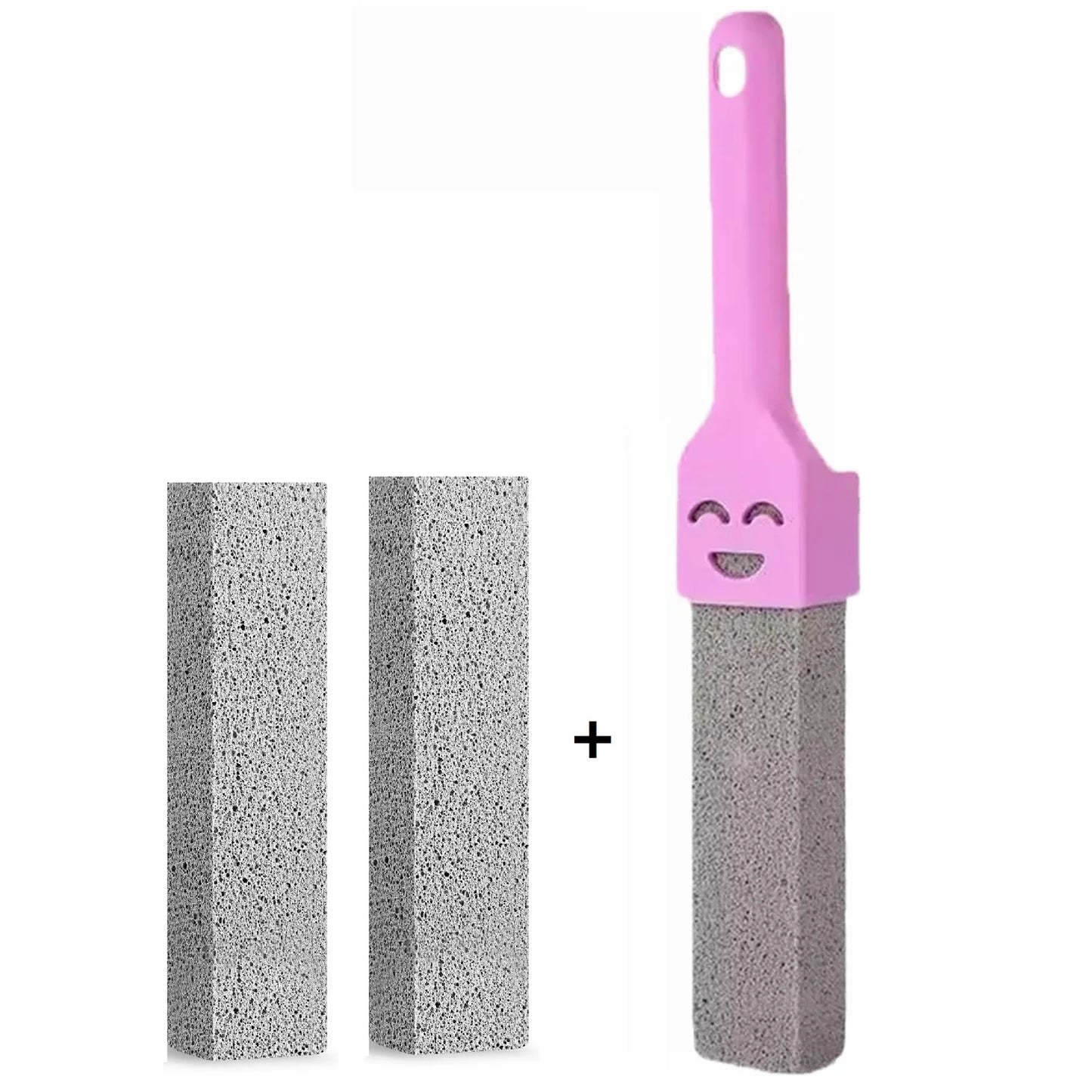 Pumice Stone Cleaning Stick – Toilet Seat Limescale Rust Stain Dirt Removal Brush for Bathroom Tile Sink Household Cleaning