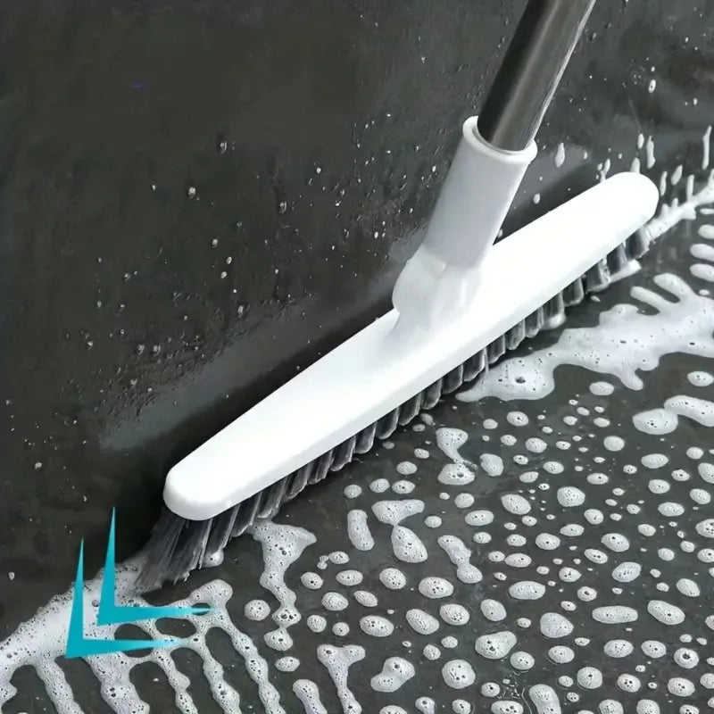 Bathroom Floor Brush with Long Handle – Hard Bristle Scrub Brush for Tub, Tile & Hotel Cleaning