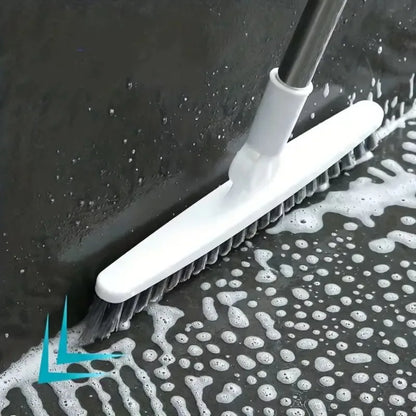 Bathroom Floor Brush with Long Handle – Hard Bristle Scrub Brush for Tub, Tile & Hotel Cleaning