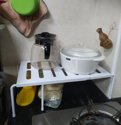 Adjustable ABS Shoe Rack Organizer, Extensible Telescopic Shoe Hanger for Wardrobe & Cabinet Storage