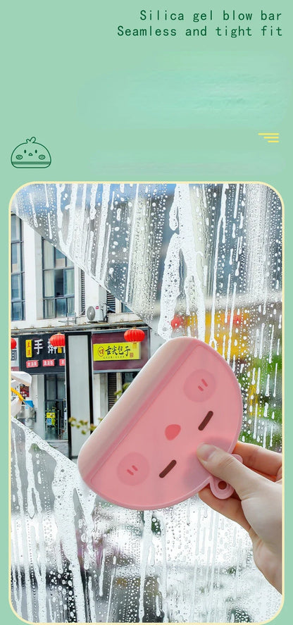 Soft Silicone Glass Wiper Scraper – Window & Mirror Cleaning Squeegee for Kitchen, Bathroom & Car