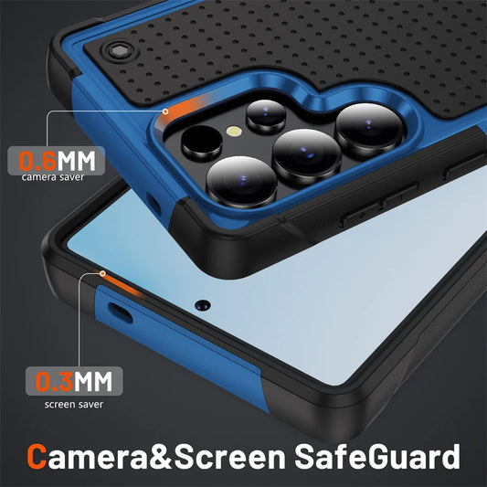 Shockproof Contrast Color Case Bumper For Samsung Galaxy S25 Cover