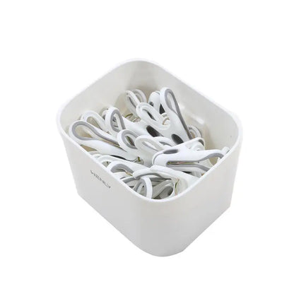 12–36PCS Plastic Clothes Pins with Storage Box, Multi-Purpose Laundry & Food Clips