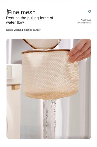 Bra Laundry Bag, Reusable Lingerie Washing Bag for Bras and Underwear, Thickened Polyester Protective Wash Bag