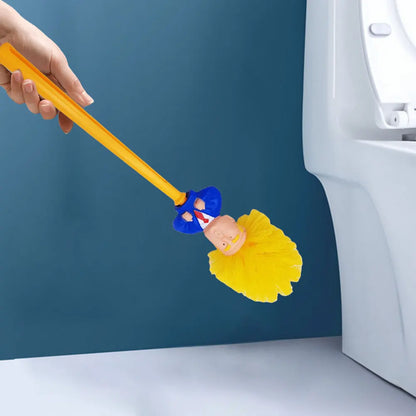 Funny Toilet Cleaning Brush – Novelty Duck Bathroom Toilet Brush with Holder, Fun Household Accessory