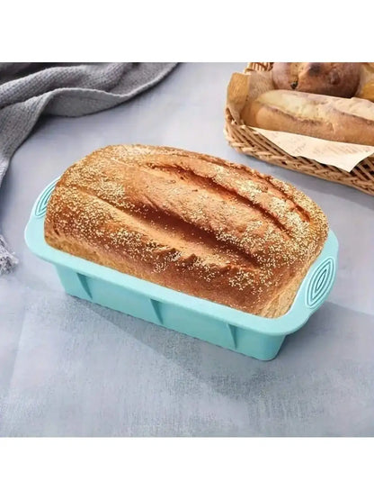 Silicone Cake Baking Mould Set – High-Temperature Resistant Oven Baking Pan for Cake, Bread, Toast, and Muffins