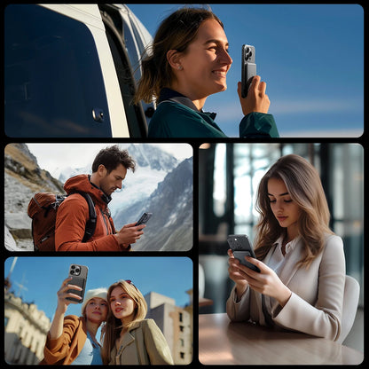 MOVESPEED S10 Slim Magnetic Power Bank 10000mAh, PD 20W Fast Charging Wireless Portable Charger with LED Indicator, USB-C External Battery for iPhone and Samsung