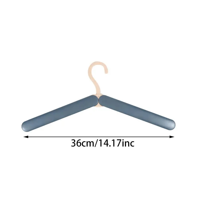 Travel Foldable Clothes Hanger – Portable Wardrobe Drying Rack for Outdoor Travel & Home Use
