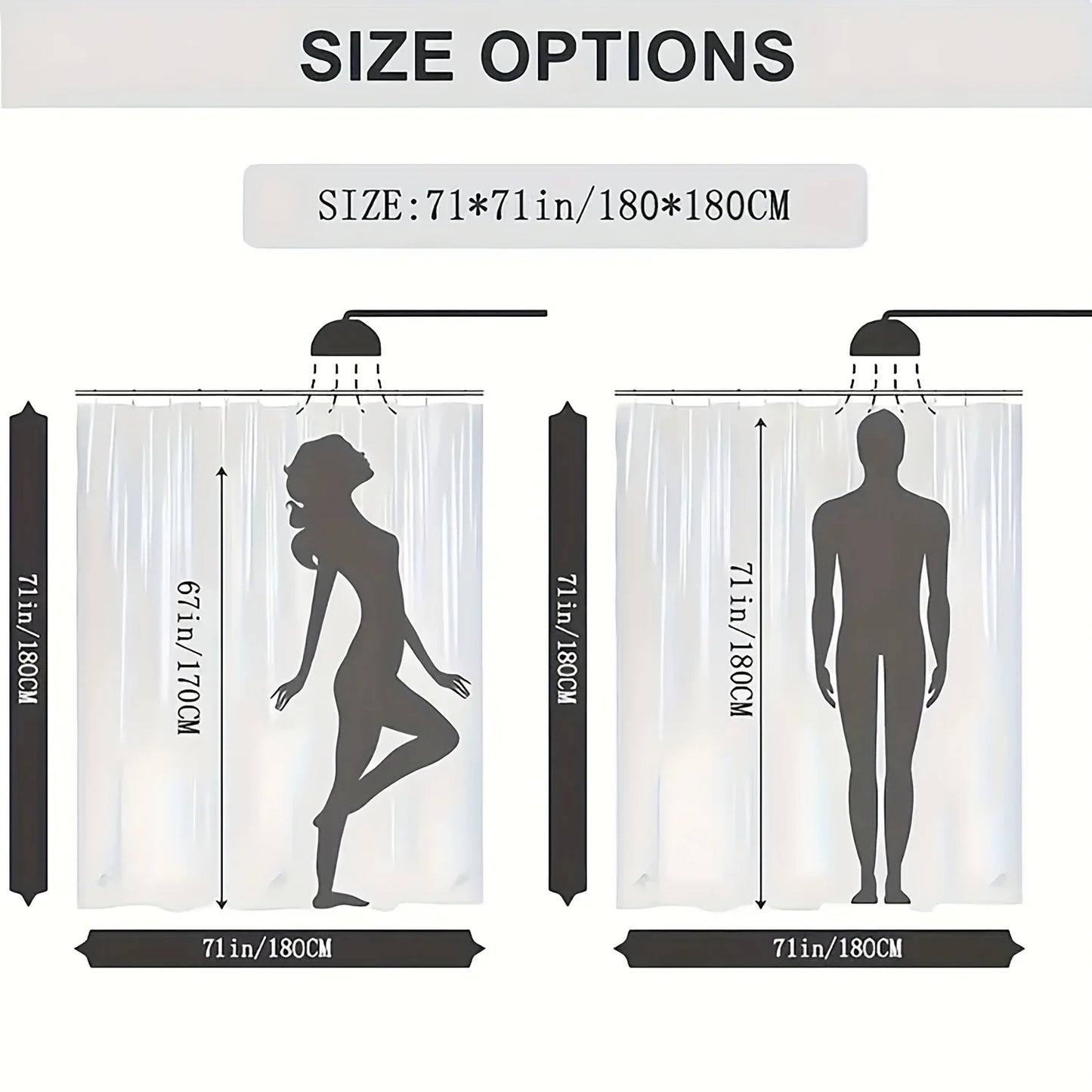 Luxury Gold Swan Bathroom Set 4PCS, Elegant Shower Curtain & Bath Mat Set with 3D Swan Design