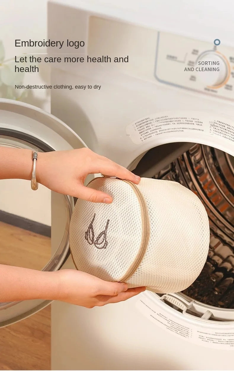 Bra Laundry Bag, Reusable Lingerie Washing Bag for Bras and Underwear, Thickened Polyester Protective Wash Bag