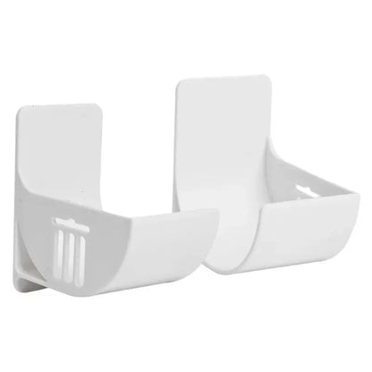 2/4PCS Wall Mounted Trash Bag Holder – Garbage Bag Storage Box & Plastic Film Dispenser for Kitchen