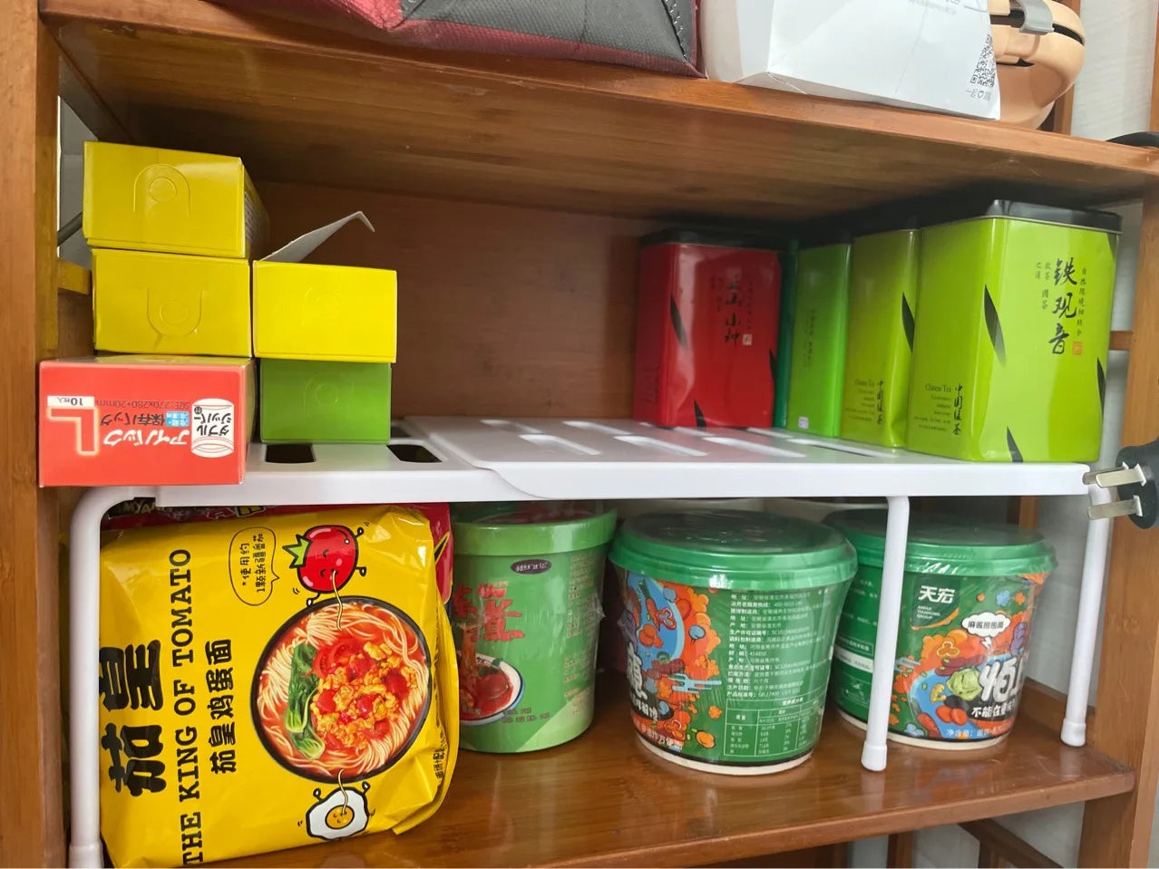 Adjustable ABS Shoe Rack Organizer, Extensible Telescopic Shoe Hanger for Wardrobe & Cabinet Storage