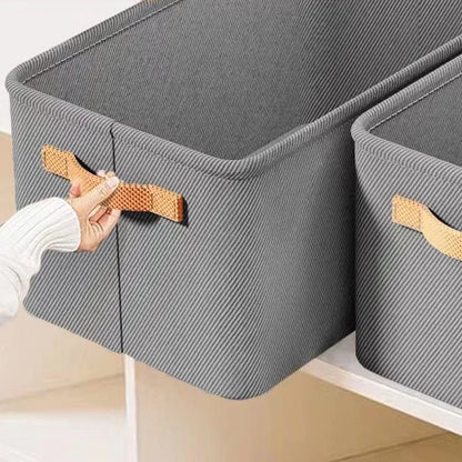 Thickened Foldable Clothes Storage Box – Versatile Closet & Drawer Organizer with Reinforced Handles
