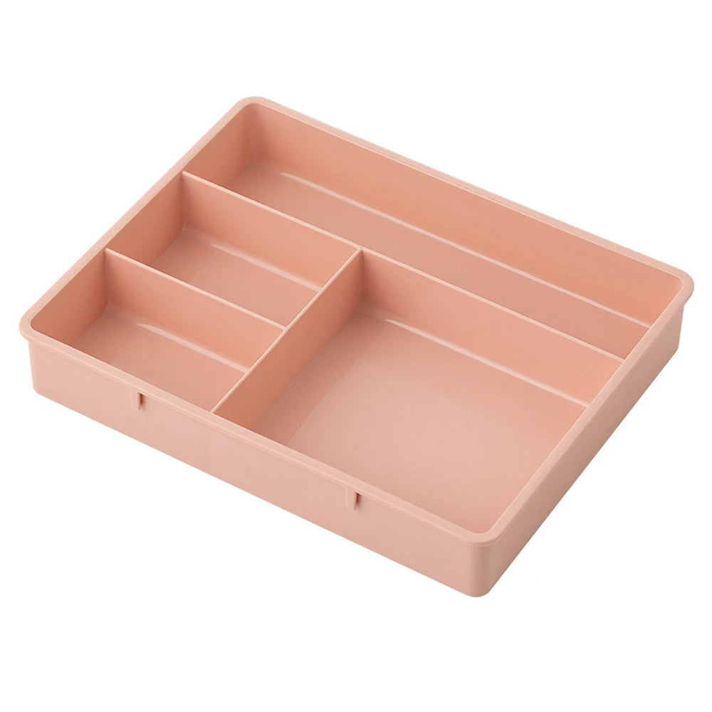 Stackable Desk Drawer Organizer – Multi-Cell Storage Tray for Jewelry, Makeup & Office Supplies