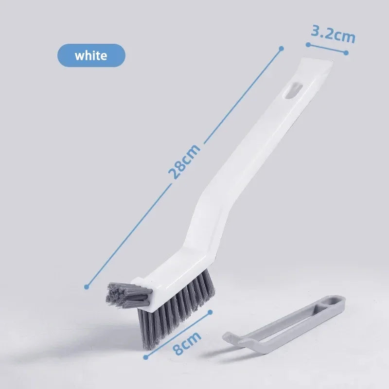 2-in-1 Corner & Gap Cleaning Brush – Multipurpose Bathroom and Floor Tile Scrubber