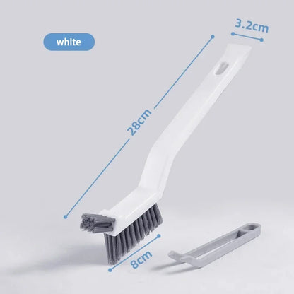 2-in-1 Corner & Gap Cleaning Brush – Multipurpose Bathroom and Floor Tile Scrubber
