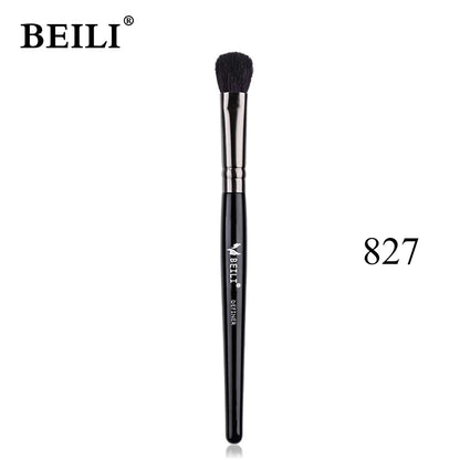 Premium Foundation and Concealer Brush Set, Dense Blending Contour and Blusher Makeup Brushes with Wooden Handle, Flawless Under-Eye Face Brush Set