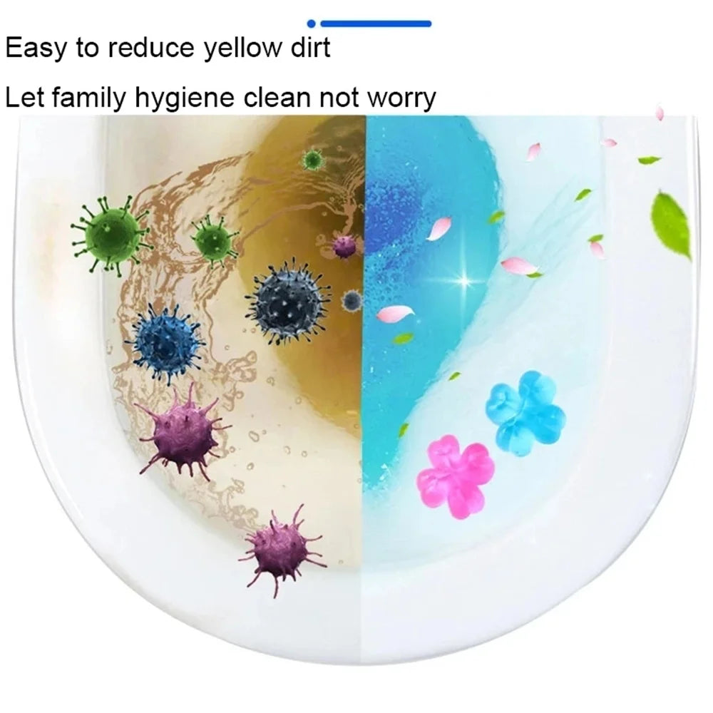 Multipack Flower Aroma Toilet Cleaning Gel – Toilet Deodorant Cleaner for Odor Removal, Household Cleaning Supplies