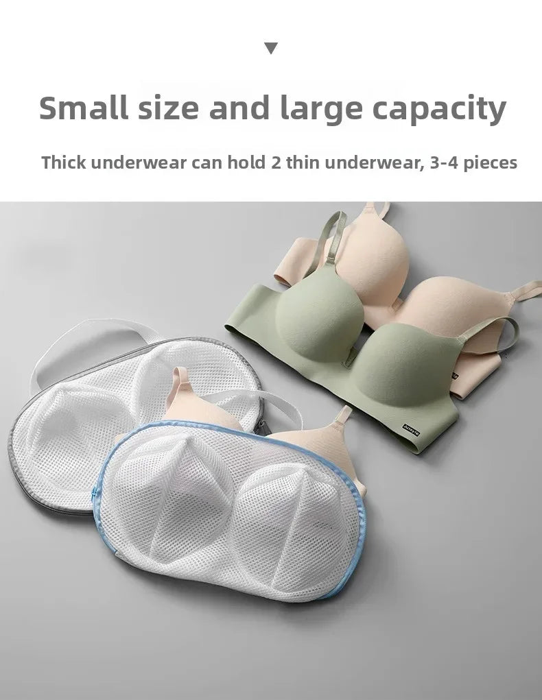 Bra Laundry Bag for Machine Wash, Anti-Deformation Mesh Wash Bag for Underwear and Sports Bras, Reusable Protective Laundry Organizer