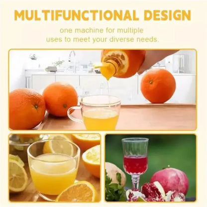 Manual Lemon Juicer, Portable Mini Citrus Squeezer Reamer for Lemon, Orange & Lime – Handheld Easy Juicer