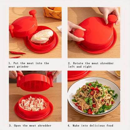 Manual Chicken Meat Shredder, Washable Reusable Beef & Chicken Breast Shredder Mincer Kitchen Gadget