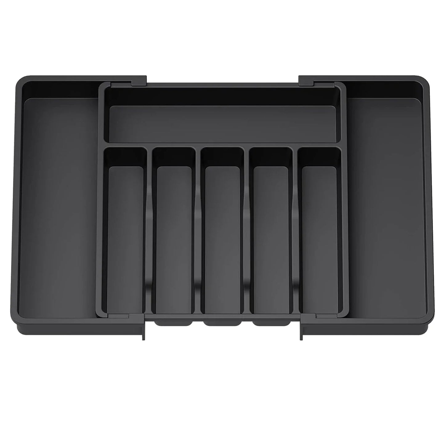 Expandable Kitchen Drawer Organizer – Adjustable Retractable Cutlery Storage Box with Dividers