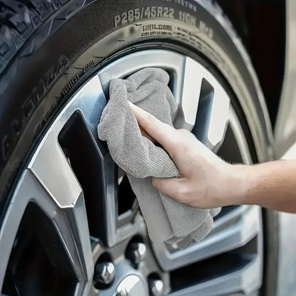 Thickened Microfiber Cleaning Cloths – Lint-Free Reusable Absorbent Towels for Car Windows and Household Cleaning