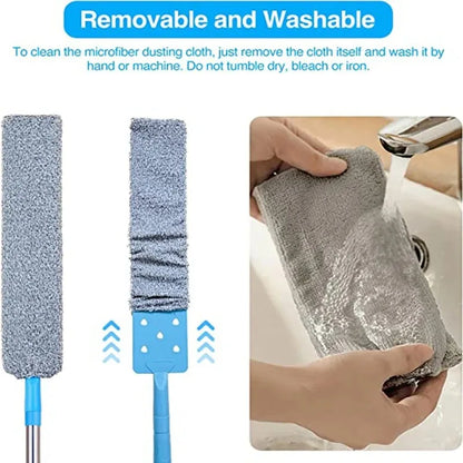 Long Handle Mop Telescopic Duster Brush – Gap Dust Cleaner for Bedside, Sofa, and Home Cleaning