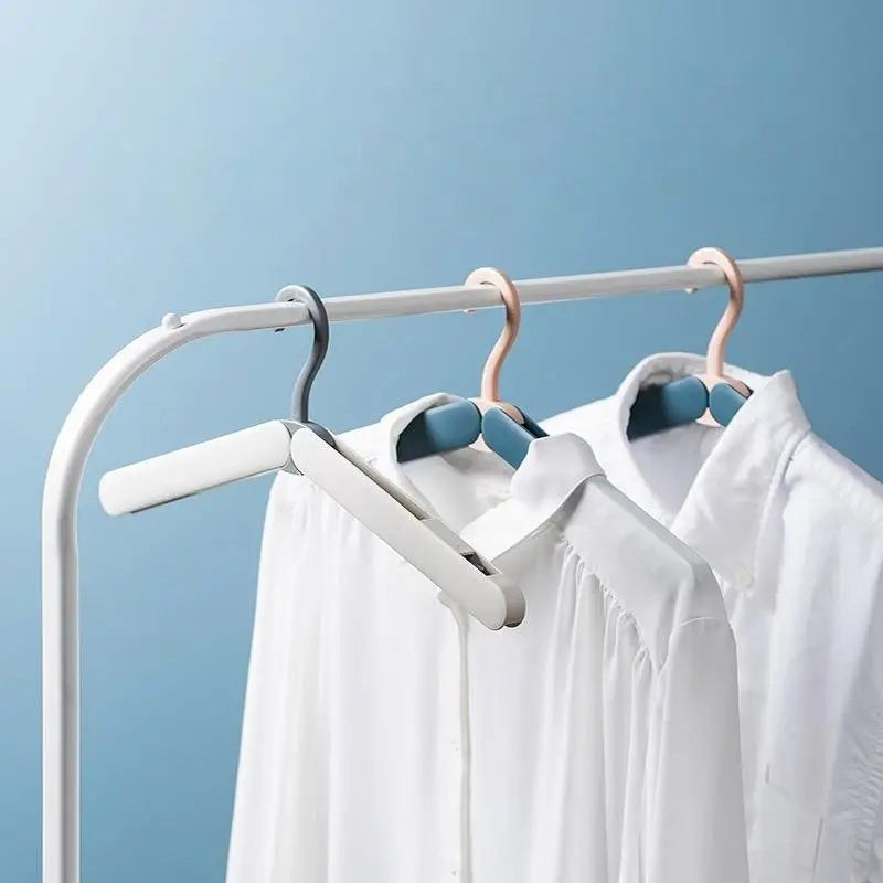 Travel Foldable Clothes Hanger – Portable Wardrobe Drying Rack for Outdoor Travel & Home Use