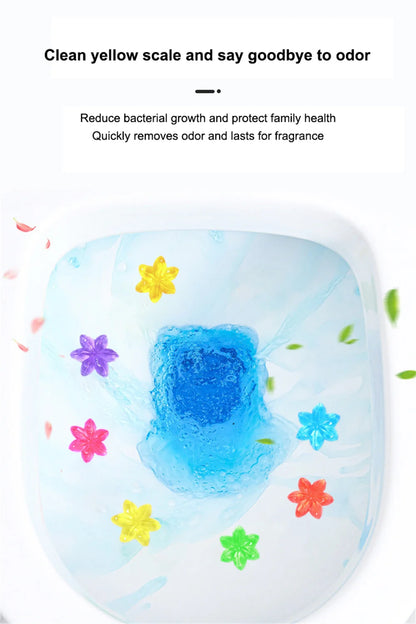 Multipack Flower Aroma Toilet Cleaning Gel – Toilet Deodorant Cleaner for Odor Removal, Household Cleaning Supplies