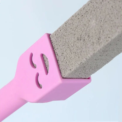 Pumice Stone Cleaning Stick – Toilet Seat Limescale Rust Stain Dirt Removal Brush for Bathroom Tile Sink Household Cleaning