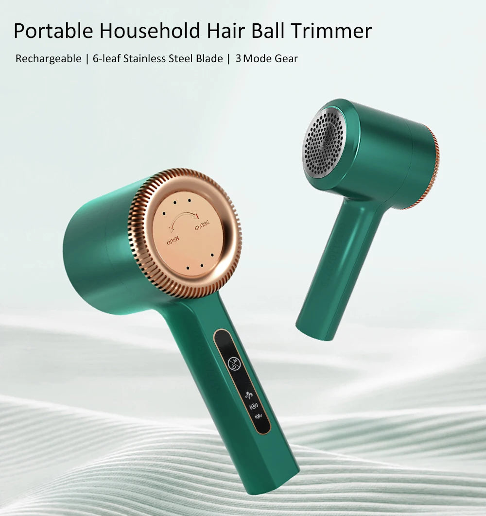 Rechargeable Electric Lint Remover – Portable Fabric Shaver Pellet and Fluff Remover for Clothing