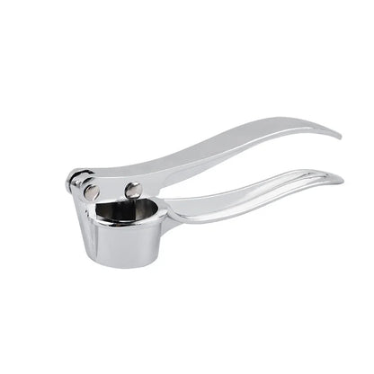 Stainless Steel Garlic Press Crusher & Mincer, Manual Garlic Smasher Squeezer Kitchen Grinding Tool