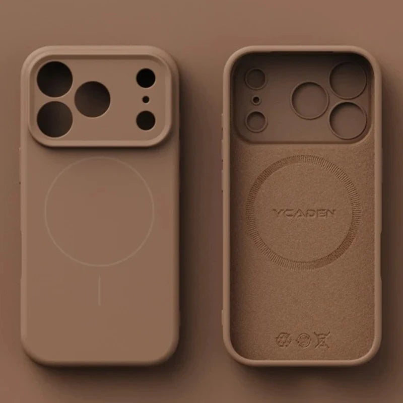 Magnetic Original Liquid Silicone For Magsafe Phone Case For iPhone 17 & 16 Series Skin Feel Soft Cover