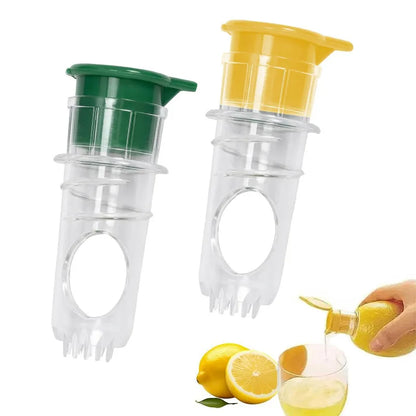 Manual Lemon Juicer, Portable Mini Citrus Squeezer Reamer for Lemon, Orange & Lime – Handheld Easy Juicer