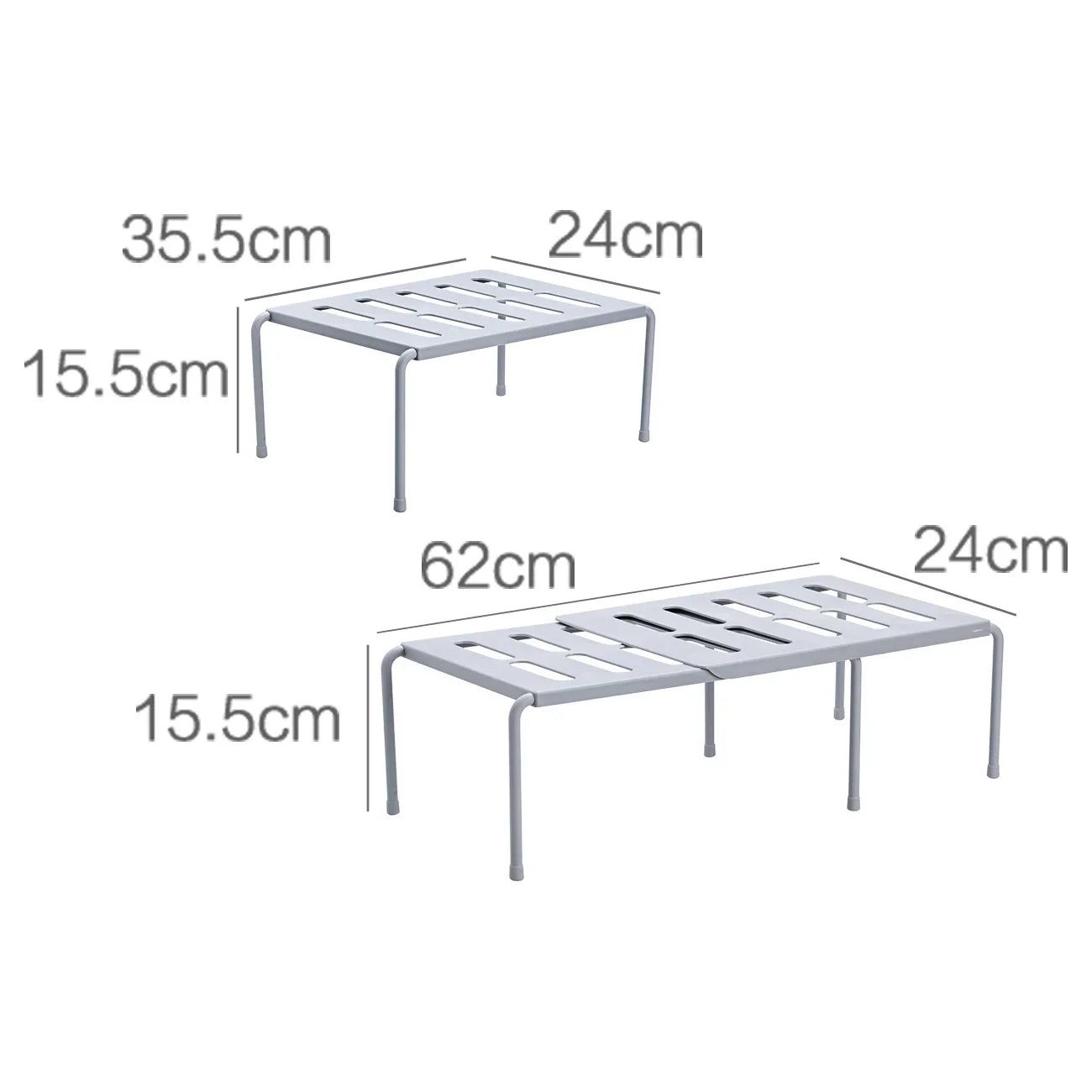 Adjustable ABS Shoe Rack Organizer, Extensible Telescopic Shoe Hanger for Wardrobe & Cabinet Storage