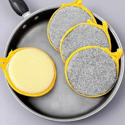 Dishwashing Sponge Reusable Washable – Double-Sided Magic Sponge for Kitchen Cleaning